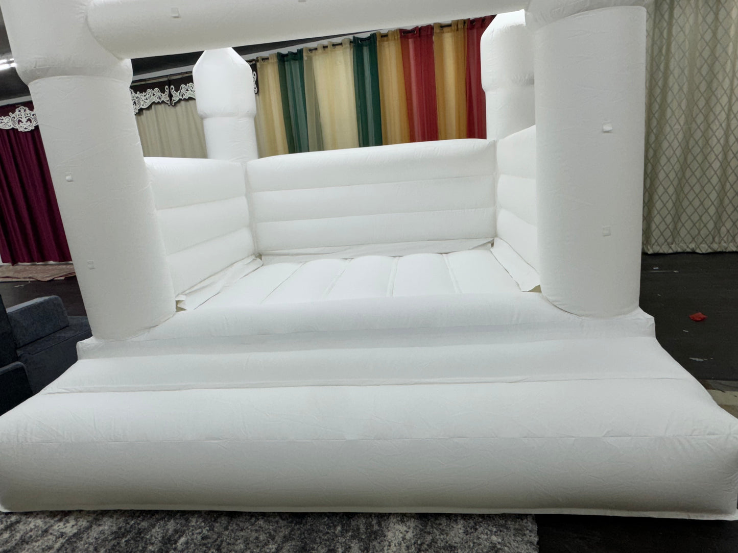 White Bounce House Inflatable